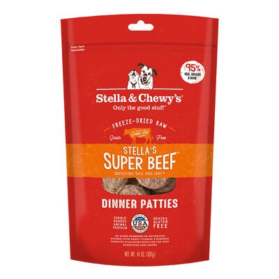 Stella & Chewy's, Dog Freeze-Dried Raw, Super Beef Dinner Patties