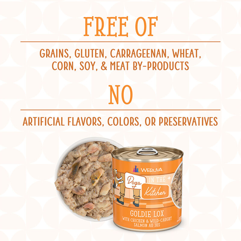 Weruva, Can, Adult - Goldie Lox - 283 g - Minced - Wet Dog Food image number null