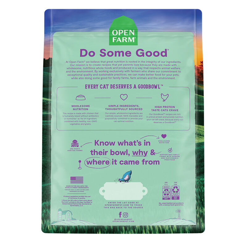 Open Farm, GoodBowl - Chicken & Brown Rice - Dry Cat Food image number null