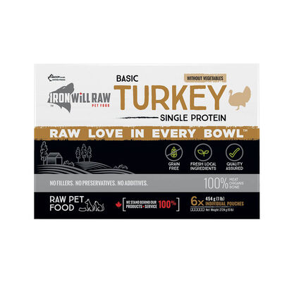 Iron Will Raw, Basic, Turkey - 2.72 kg