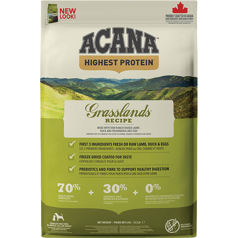 Acana, Adult Grasslands Dry Dog Food Ren's Pets