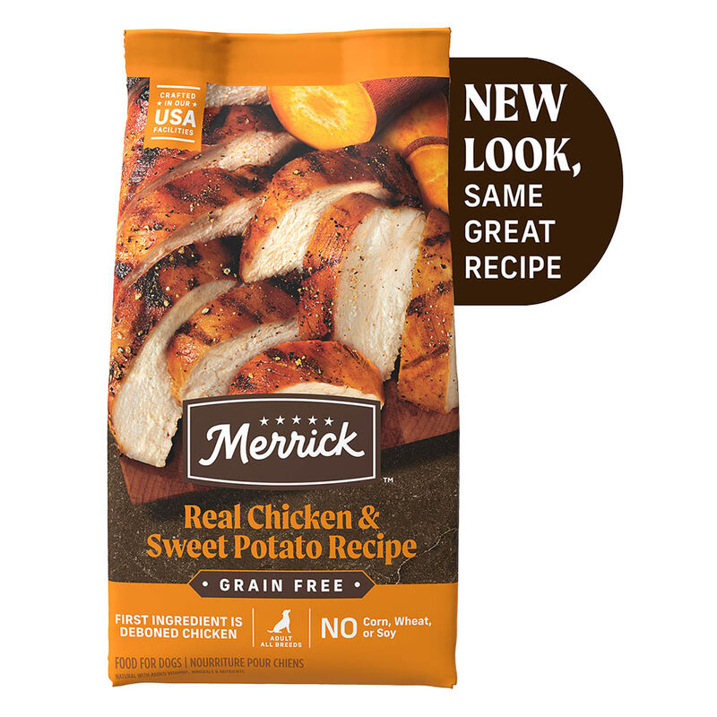 Merrick, Grain Free Chicken & Sweet Potato - Dry Dog Food image number null