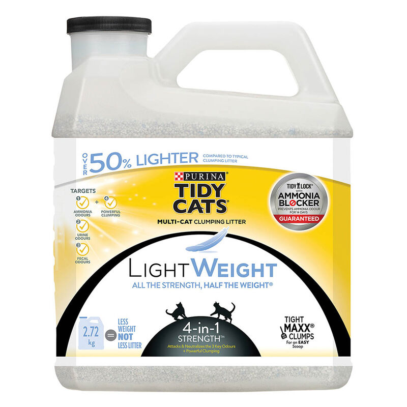 Tidy Cats, LightWeight 4-in-1 Strength Clumping Cat Litter for Multiple Cats image number null