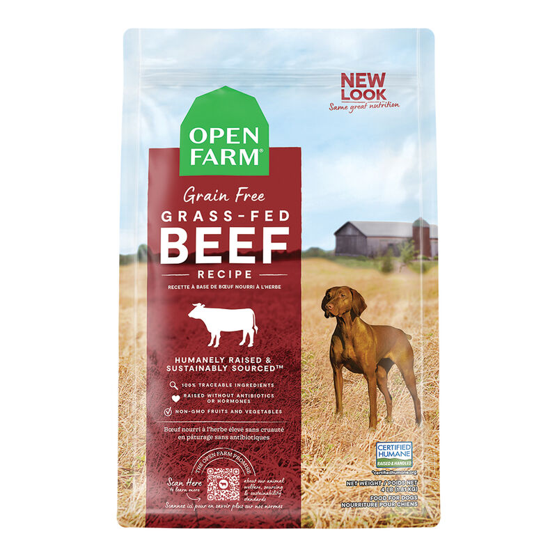 Open Farm, Grass-Fed Beef - 1.81 kg - Dry Dog Food image number null