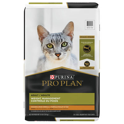 Purina Pro Plan Weight Management Adult, Chicken & Rice Dry Cat Food
