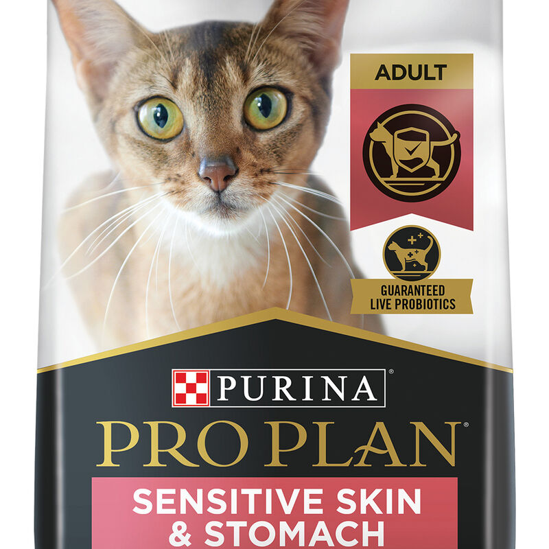 Purina Pro Plan Specialized Sensitive Skin & Stomach Adult, Lamb & Rice Dry Cat Food Formula 3.18kg image number null