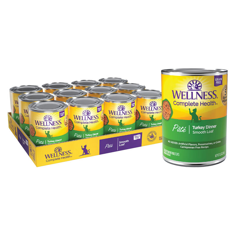 Wellness, Canned Cat Food, Complete Health, Turkey - Wet Cat Food image number null