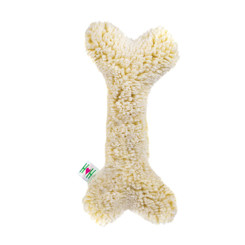 Huggle Hounds, HuggleFleece Bone w/ Invincible Squeaker - 2" image number null