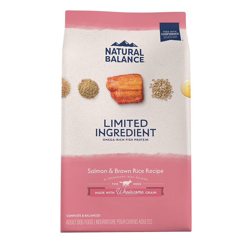 Natural Balance, Limited Ingredient Salmon and Brown Rice - Dry Dog Food image number null