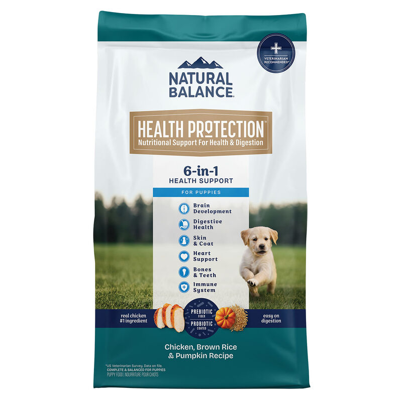 Natural Balance, Health Protection Puppy - Real Chicken, Brown Rice & Pumpkin Recipe - Dry Puppy Foo image number null