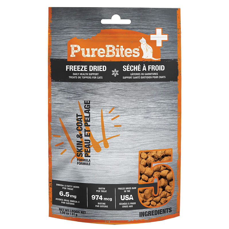 PureBites, Value Size Plus - Skin & Coat Cat Treat image number null