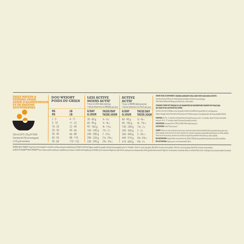 Acana, Adult Wild Prairie - Dry Dog Food image number null
