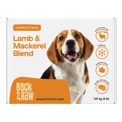 Back2Raw, Complete - Lamb & Mackerel - 1.81 kg - 4 x 1 lb