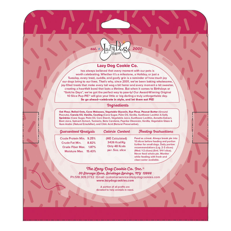 The Lazy Dog Cookie Co., PUP-PIE, Happy Birthday for a Darling Girl - 142 g image number null