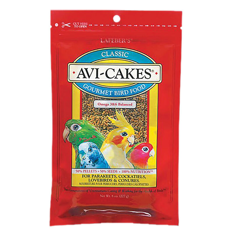 Lafeber, Avi-Cakes, Original for Parakeets, Cockatiels, Lovebirds & Conures - 8 oz image number null