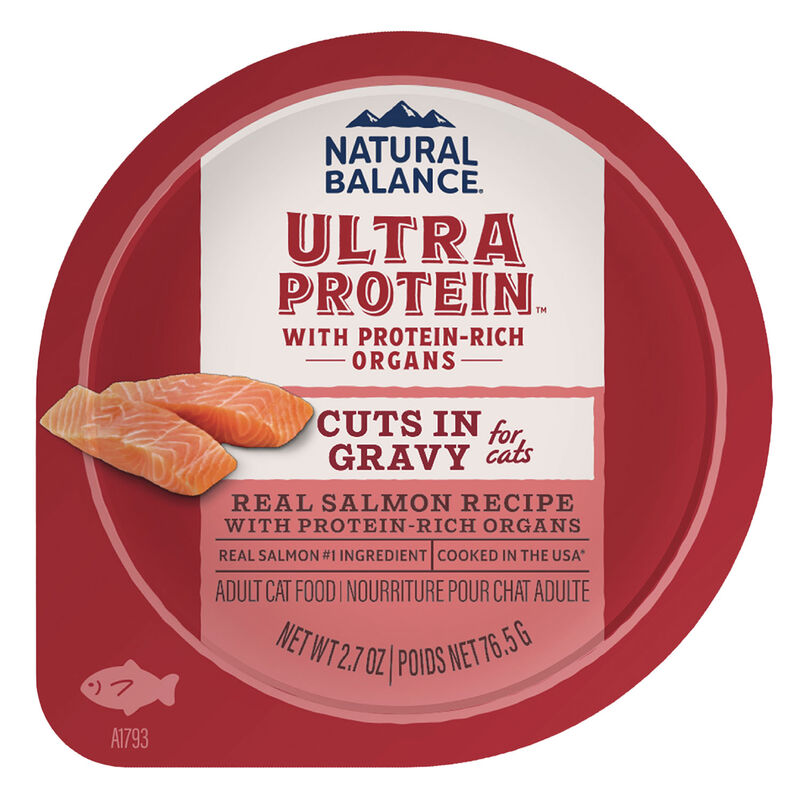 Natural Balance, Ultra Protein - Salmon & Organ Meats in Gravy - Wet Cat Food image number null
