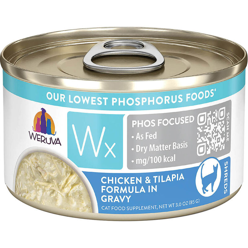 Weruva, WX Tilapia+Ckicken in Gravy - Minced  - Wet Cat Food image number null