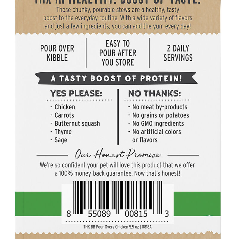 The Honest Kitchen, Bone Broth Pour Overs, Chicken Stew - Wet Dog Food image number null