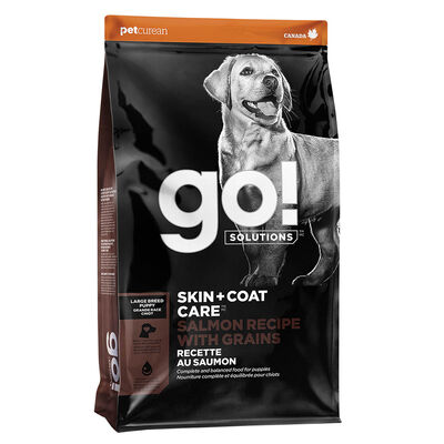 GO! SOLUTIONS, Puppy LB - Skin & Coat w/ Grains - Salmon - Dry Dog Food