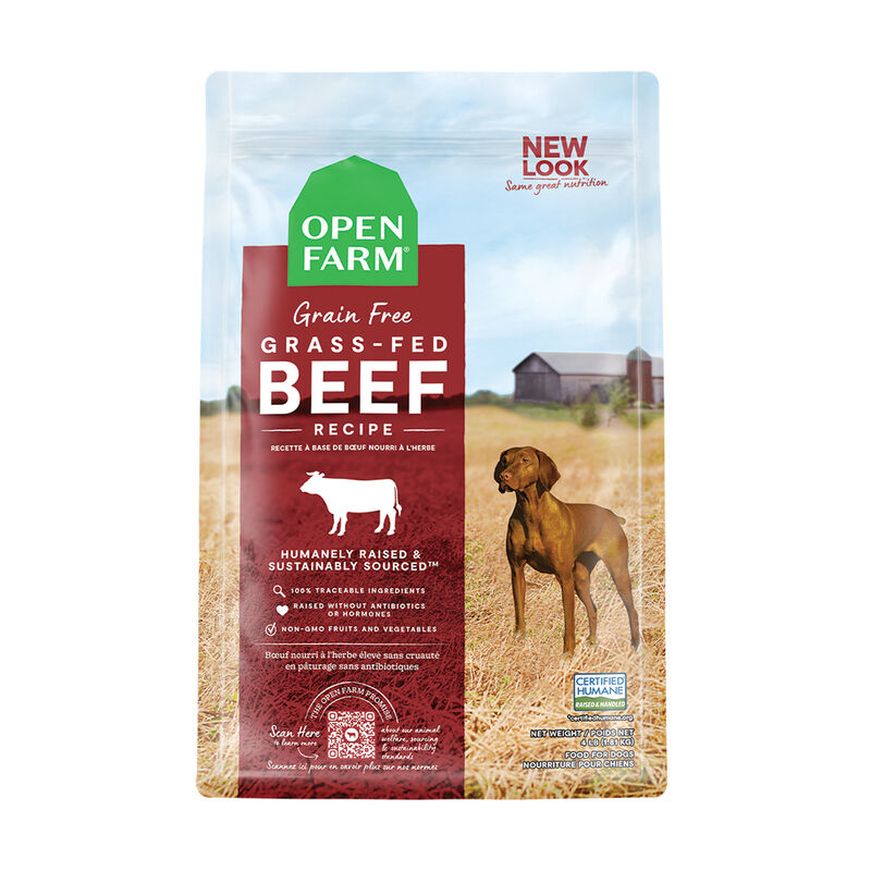 Open Farm, Grass-Fed Beef - 1.81 kg - Dry Dog Food image number null