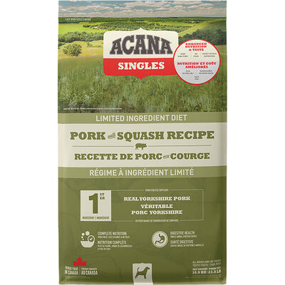 Acana, Adult - Singles Pork & Squash - Dry Dog Food