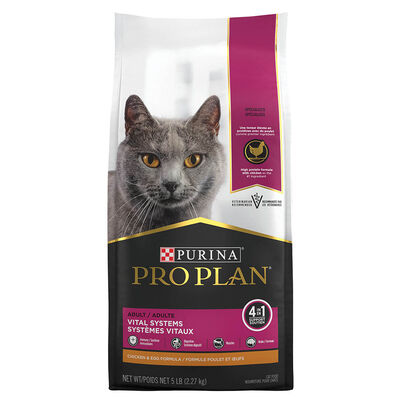 Pro Plan, Feline Adult - Vital Systems - Chicken & Egg - Dry Cat Food