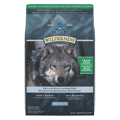 Blue Buffalo, Adult - GF Wilderness - Chicken - Dry Dog Food