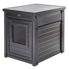 New Age Pet, LitterLoo Litter Box Cover - End Table - Espresso image number null
