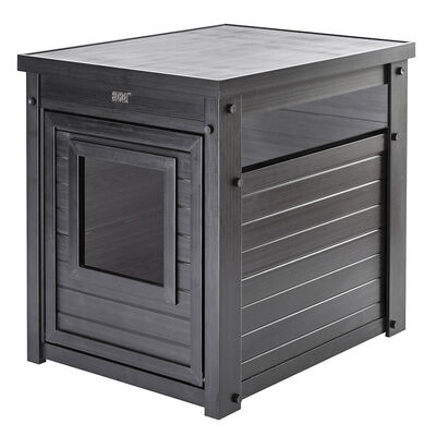 New Age Pet, LitterLoo Litter Box Cover - End Table - Espresso