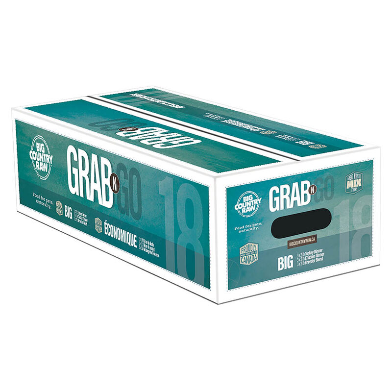 Big Country Raw, Grab N Go Big Deal - 18 lb - Frozen Dog Food image number null