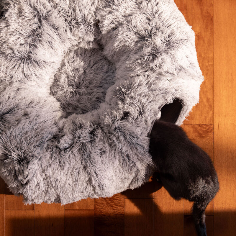 Zoom Pets, 2-in-1 Tunnel Bed - Grey Fur image number null