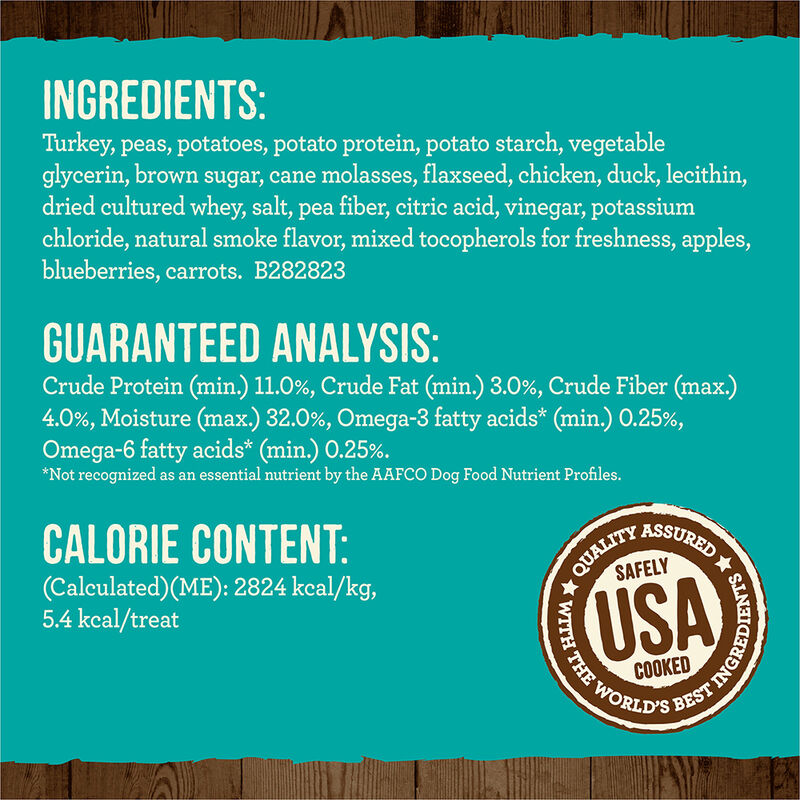 Merrick, Power Bites, Turducken - 6 oz - Dog Treat image number null