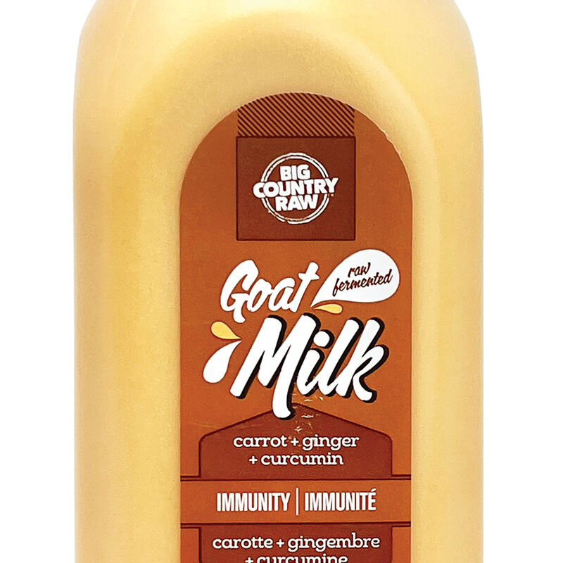 Big Country Raw, Goat Milk - Immunity – 975 ml - Frozen Dog Food image number null