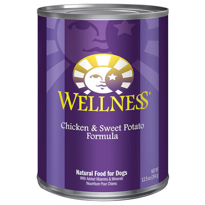 Wellness, Canned Dog Food, Complete Health, Chicken & Sweet Potato - Wet Dog Food