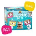 Weruva, Can Feline - Seafood and Eat It! VP 12pk - Shreds  - Wet Cat Food image number null
