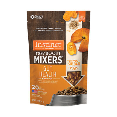 Instinct, Raw Boost Mixers Gut Health Freeze-Dried Dog Food Topper, 156 g - Freeze Dried Dog Food
