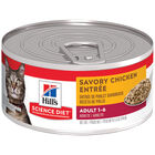 Science Diet, Adult Savory Chicken Canned Cat Food, 156g - Wet Cat Food image number null