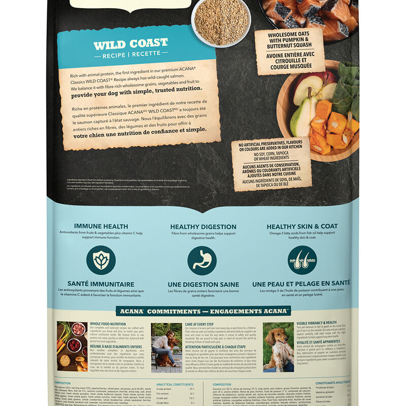 Acana, Dog Classics Wild Coast - Dry Dog Food image number null