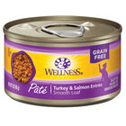 Wellness, Canned Cat Food, Complete Health, Turkey & Salmon - Wet Cat Food image number null