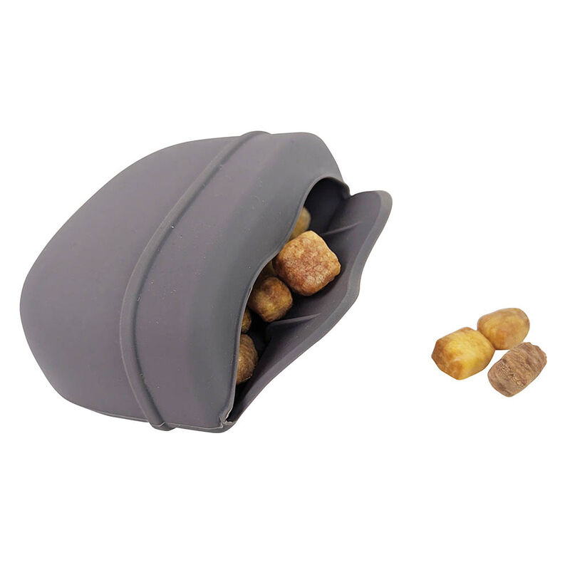 BeOneBreed, Silicone Clip Treat Pouch - Grey image number null
