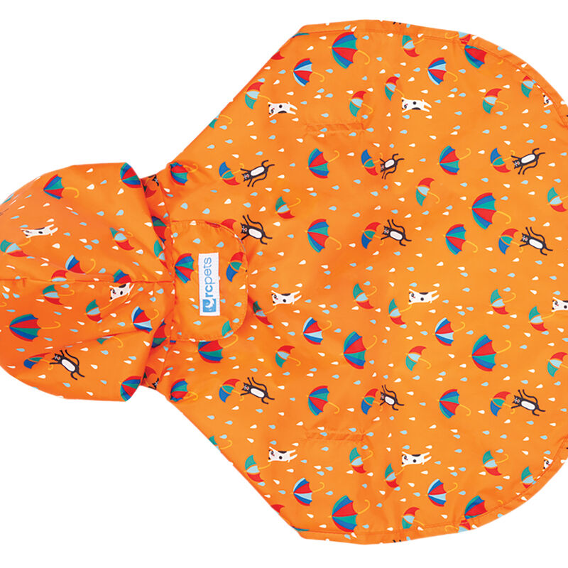 Packable Rain Poncho - Raining Cats and Dogs image number null