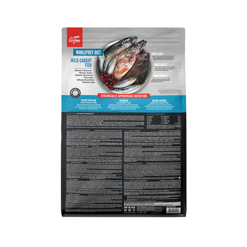 Orijen, Feline Adult Six Fish - Dry Cat Food image number null