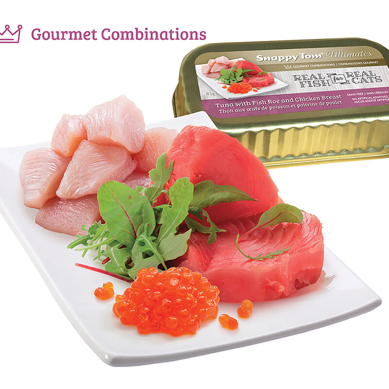 Snappy Tom, Ultimates -Tuna w/ Fish Roe & Ckn Breast - 85g image number null