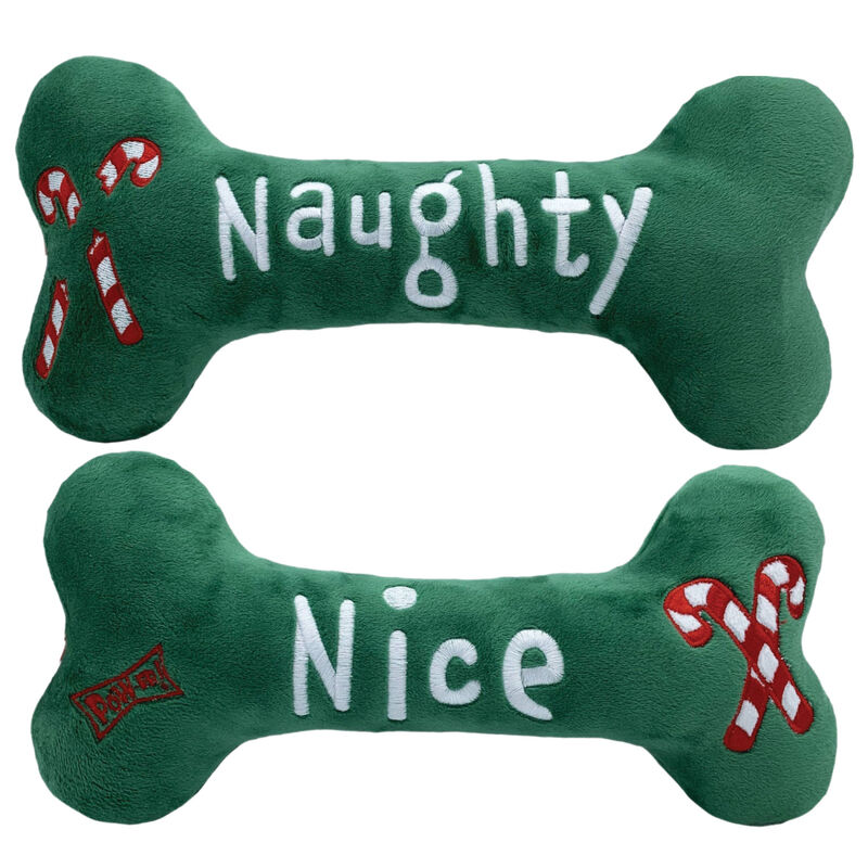 Huxley & Kent, Power Plush Naughty Nice Bone - Large image number null