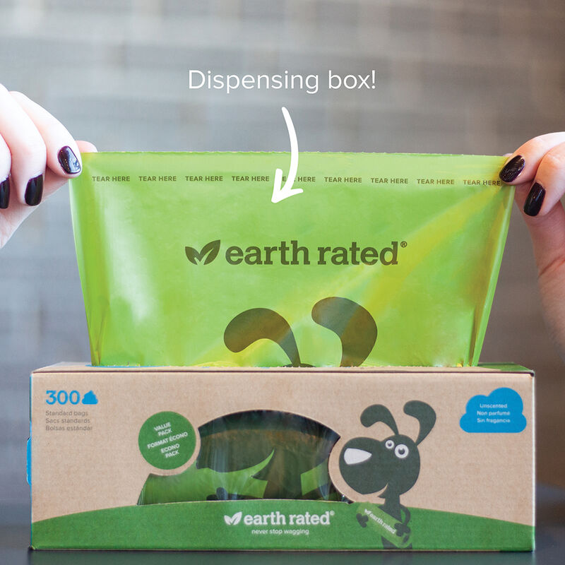 Earth Rated, PoopBags Unscented Refill Roll - 300 Ct image number null