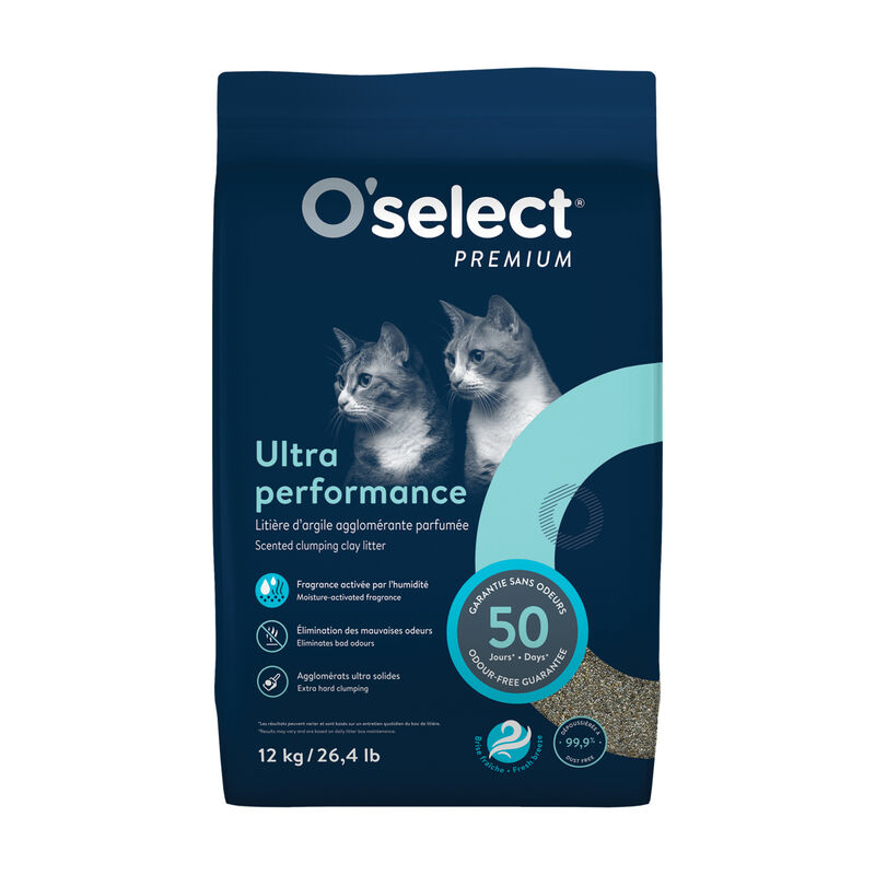 Ultra Performance Clumping Clay Litter - Fresh Breeze - 12 kg image number null