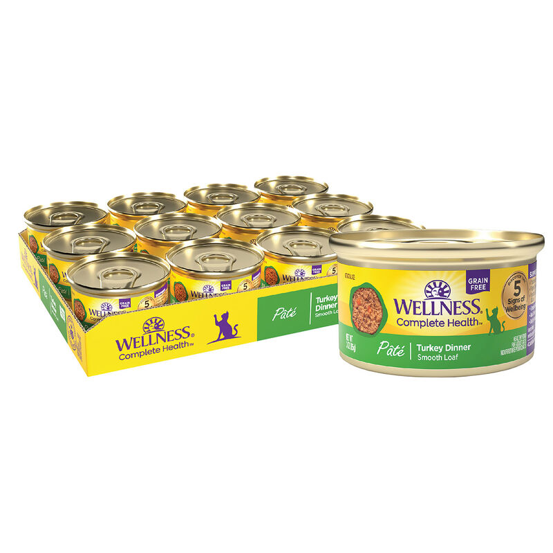 Wellness, Canned Cat Food, Complete Health, Turkey - Wet Cat Food image number null