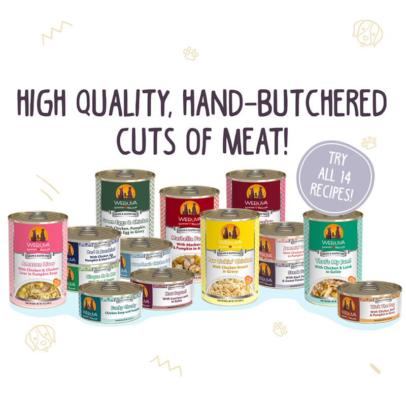 Weruva, Can, Adult - Steak Frites - Shreds - Wet Dog Food image number null