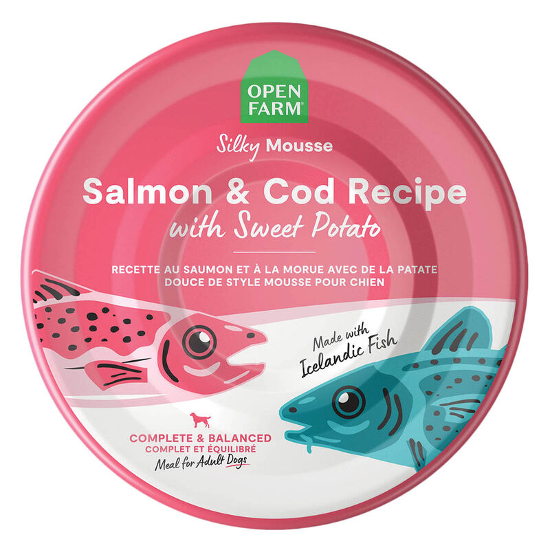Open Farm, Can, Adult Dog - Salmon & Cod with Sweet Potato image number null