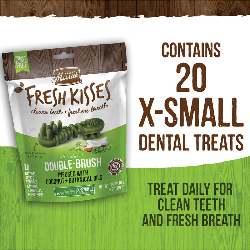 Merrick, Fresh Kisses Brush - Coconut - Dog Treat image number null